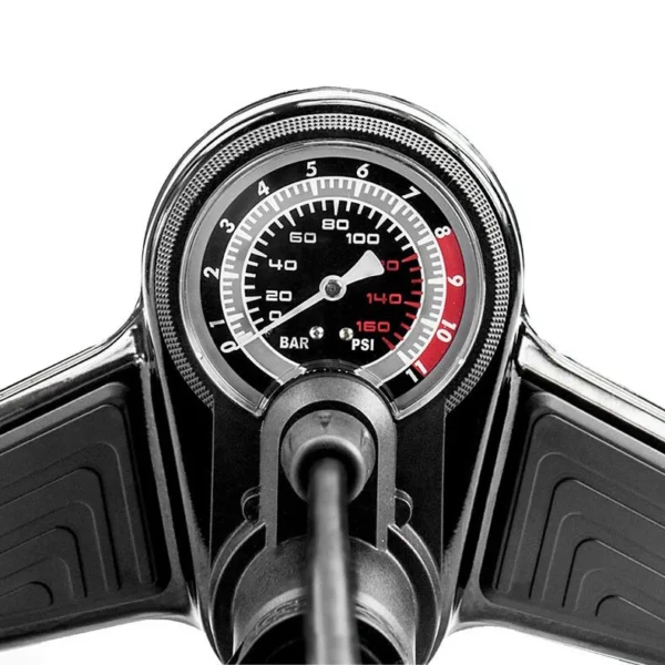 Geometric Aluminium Floor Pump 160Psi Evolution - Image 2