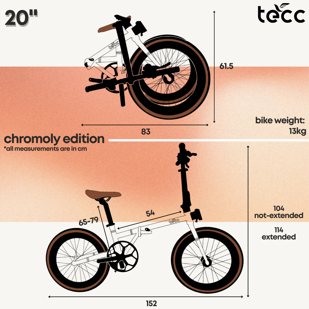 Tecc Chromoly Folding Bike 20" - Image 11