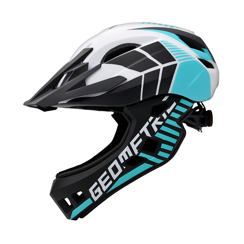 Geometric Children Full Face Detachable Helmet - Image 3